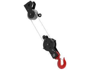 Moitão com cabo de aço